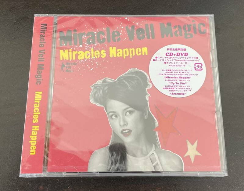 【新品未開封】Miracles Happen　DVD付き　初回生産限定盤　Miracle Vell Magic　※G