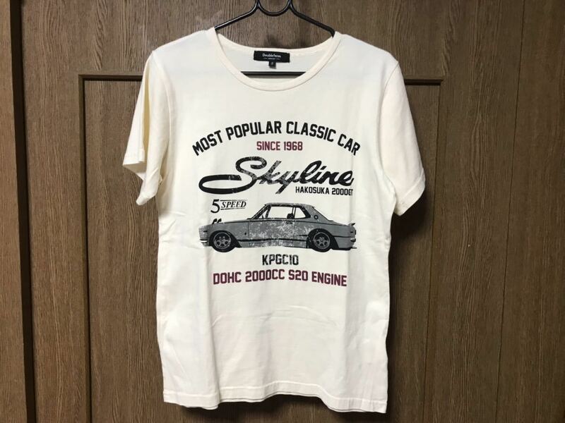 サイズＳ メンズ半袖 Tシャツ 日産スカイライン ハコスカ SKYLINE KPGC10 GT-R 未使用・新品 HAKOSUKA 1968 旧車