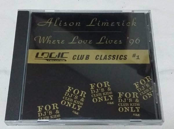 USMUS ★ 中古CD 洋楽 シングル Alison Limerick アリソンリメリック : Where Love Lives '96 1996年 ハウス Knuckes Morales