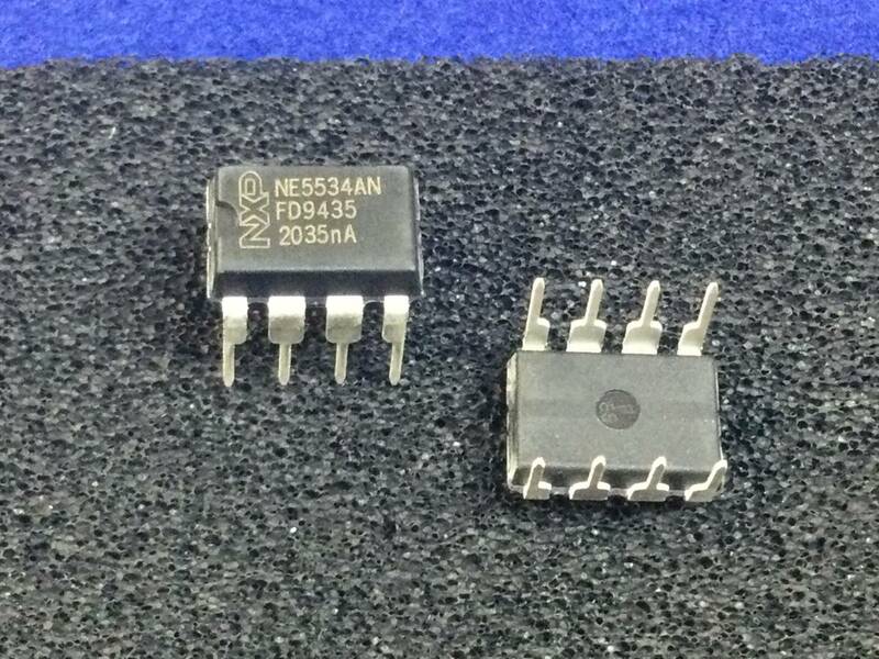 NE5534AN【即決即送】NXP オペアンプ [356Tg/280306] Dual and Single Low Noise OP Amp IC　2個セット