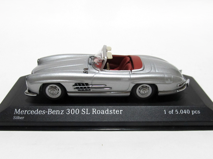A★ PMA 1/43 ★ メルセデスベンツ 300 SL ロードスター 1959 シルバー ／ Mercedes-Benz 300 SL Roadster ★
