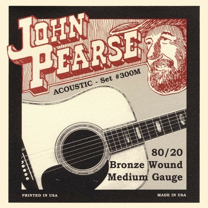 John Pearse #300M Medium 013-056 80/20 Bronze ジョン ピアース アコギ弦