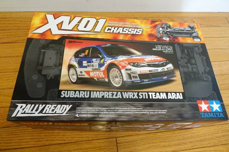 1/10RC スバル インプレッサ WRX STI チームアライ（XV-01シャーシ） 新品、未組み立て 