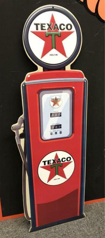 エンボス看板 TEXACO テキサコ ガスポンプ ブリキ看板 サインプレート アメリカン雑貨 SHOP 店舗 インテリア雑貨 ショップ