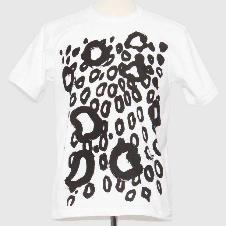 ブラックコムデギャルソン BLACK COMME des GARCONS フィリップパゴウスキー 半袖Tシャツ Mサイズ ブラック コムデギャルソン レオパード柄