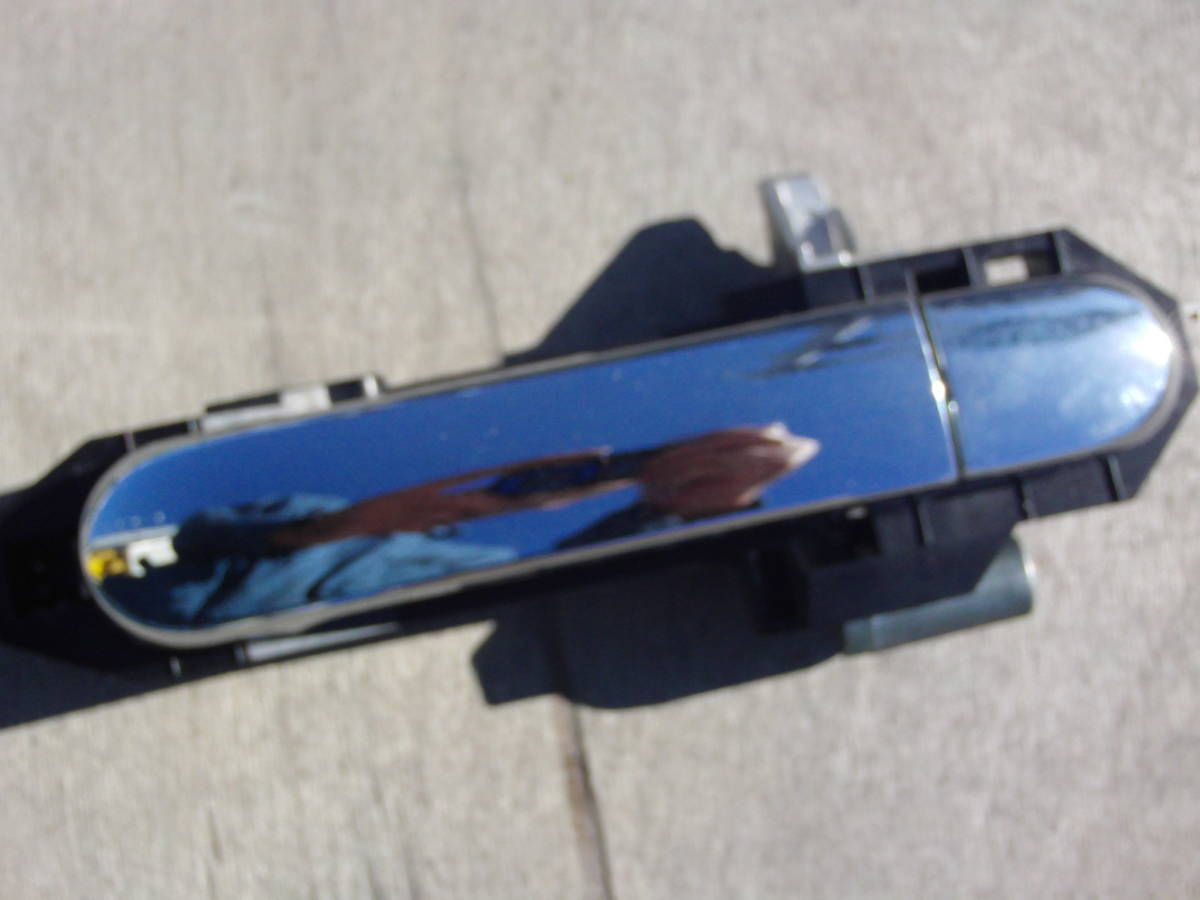 E11 ノート ライダー 後期 メッキカバー付 右 リア ドア アウター ハンドル 後 ドアノブ 外側 インテリキー車