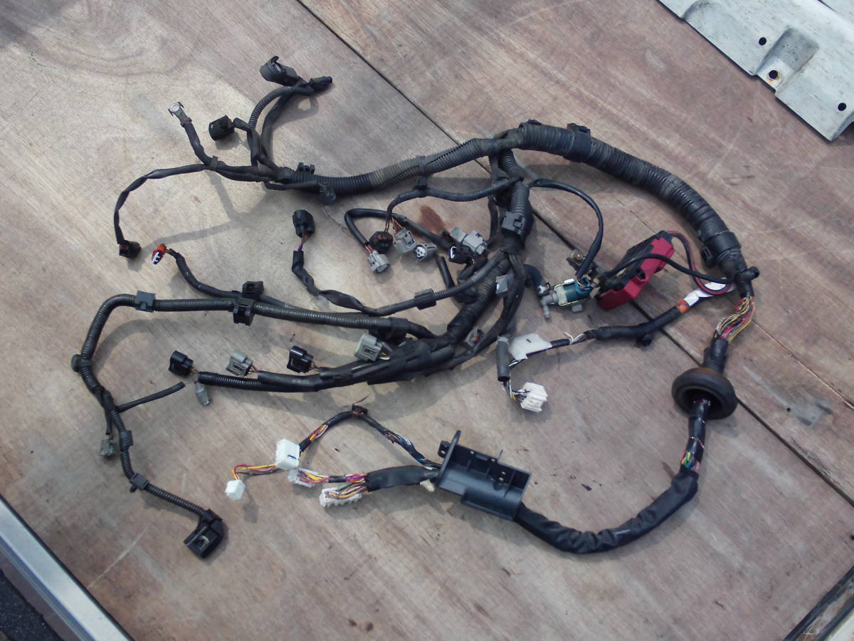 10 VITZ TRD MSB エンジン ハーネス 配線 ヴィッツ SCP10 バッテリー ＋ － ターミナル