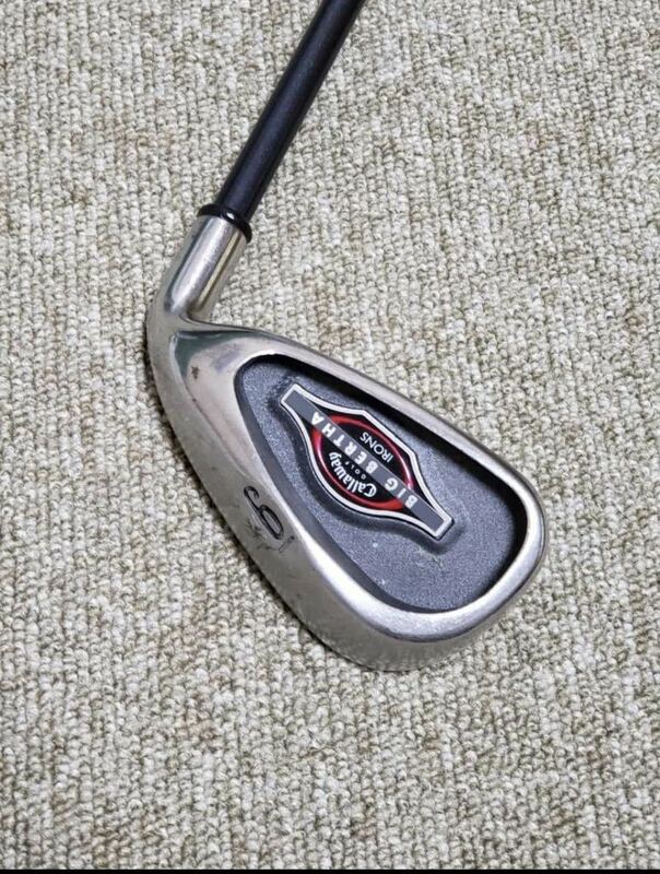 Callaway　キャロウェイ　アイアン　ビッグバーサ　2002　6番長さ　37インチ重さ　380㌘シャフト　グリップ　オリジナルFLEX-R 