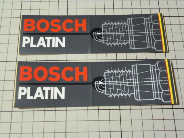 BOSCH PLATIN (ボッシュ プラチナ) ステッカー 2枚(149×45mm)