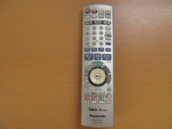 (44293)Panasonic パナソニック　EUR7729KA0　DVD/テレビ　リモコン　USED