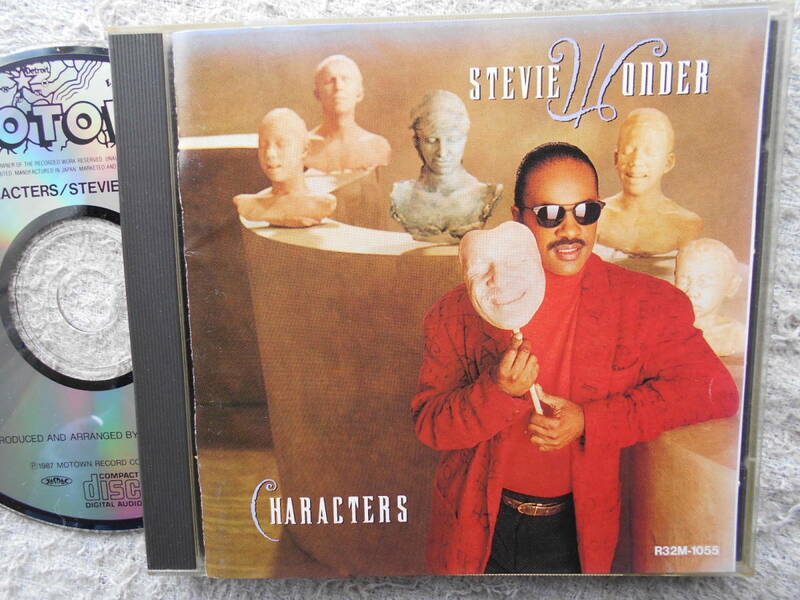 スティービー・ワンダー STEVIE WONDER●国内盤CD●キャラクターズ●ソウル モータウン●定価3200円 初期CD 旧規格 税表記なし