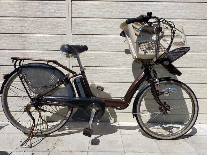 ヤマハ PAS Little More 電動アシスト自転車 26インチ X(品番不明) 内装3段変速 4.3Ahバッテリー・充電器 整備済み自転車！ 091002