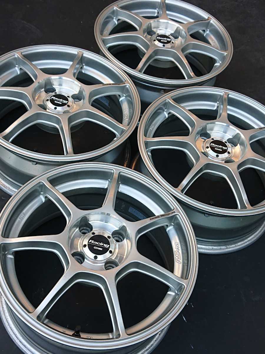 ENKEI Racing RS+M 15×6.5JJ+38 4H-100 エンケイレーシング アルミホイール シビック アクア デミオ　ヤリス ロードスター スターレット