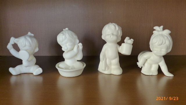 陶器人形　いたずらベビードール　４種類