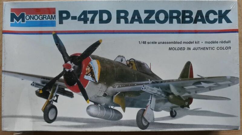 P-47D RAZORBACK レイザーバック 1/48 MONOGRAM モノグラム プラモデル 20210916 tkhshss h 0904