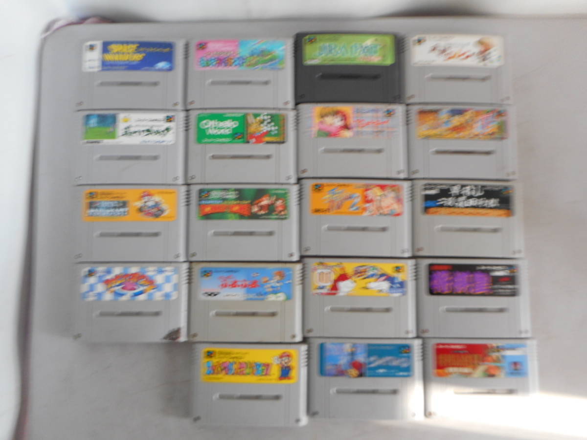 C2063　スーパーファミコン　ソフト　19セット　Y-4 / ②サイズ