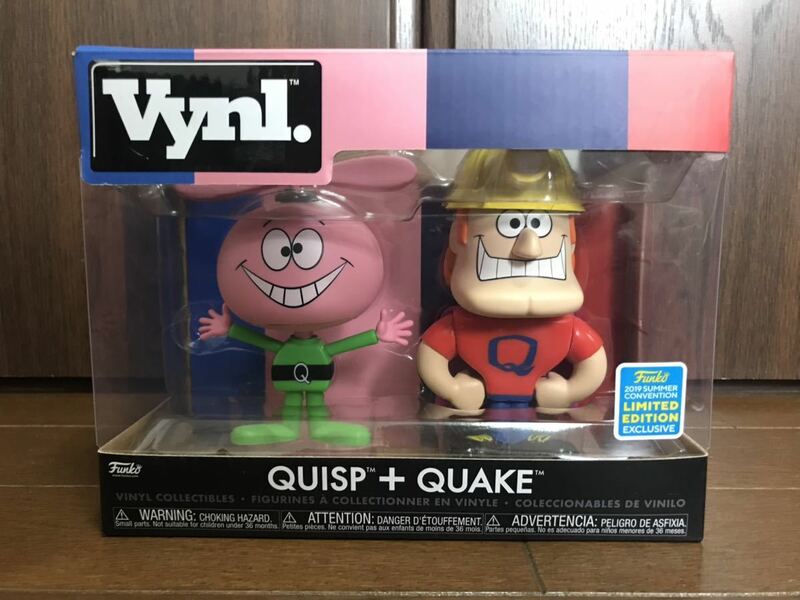 Funko ファンコ Vynl Quisp Quake 2019 SDCC Summer Exclusive Collectible limited edition シリアル 企業物 アドバタイジング