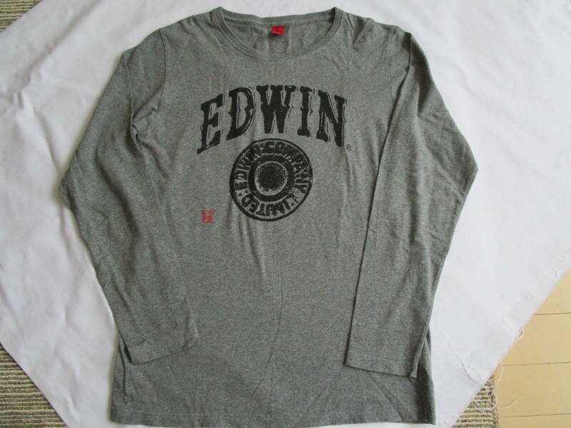 エドウィン EDWIN メンズ 長袖 Ｔシャツ サイズ M グレー