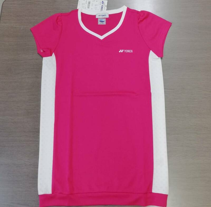 ヨネックス （YONEX）レディース　ベリークールTシャツ Mサイズ　16170Y-122　ブライトピンク