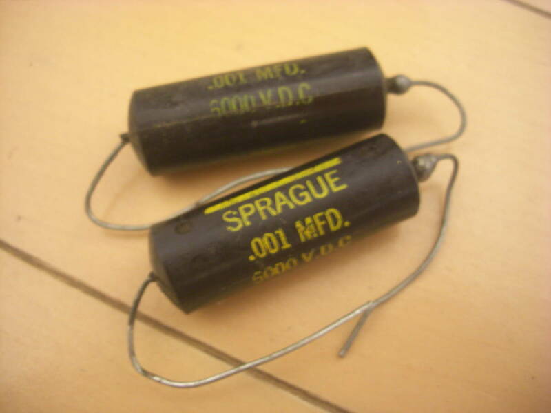 Sprague/0.001MFD/6000V 2本セット