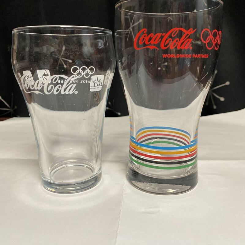 コカ・コーラ オリンピック worldwide partner グラス コップ 中古品 送料無料