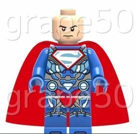 レゴ風★レックス・ルーサー（スーパーマンスーツ）★DCコミック★ミニフィギュア：レゴ互換・レゴカスタム