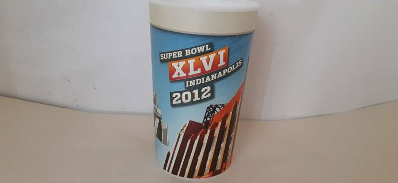 NFL『SUPER BOWL XLVI INDIANAPOLIS 2012』ドリンクカップ・NFL　第46回スーパーボウル　インディアナポリス　2012年のドリンクカップ！
