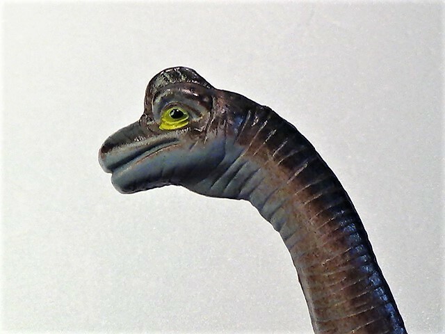 再値下 ビッグサイズ 1998 Brachiosaurus ブラキオサウルス グレー×ブラウン系 怪獣 おもちゃ ディスプレイ