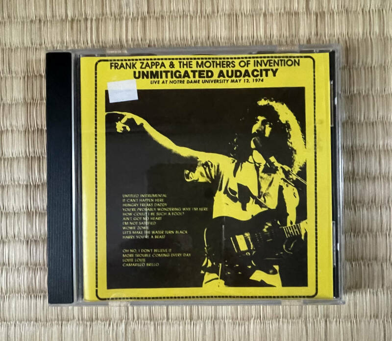 Frank Zappa/UNMITIGATED AUDACITY/フランク・ザッパ /CD