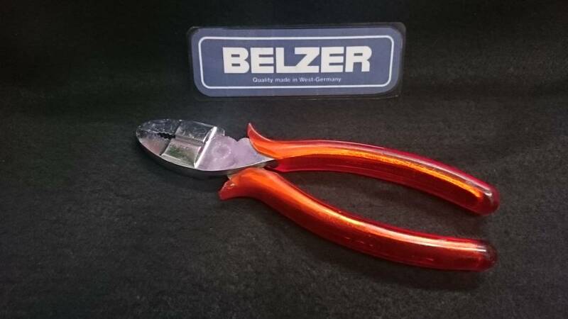 ＠　ＢＥＬＺＥＲ　ベルツァー　クリアレッド　カッティングプライヤー　ペンチ　No2665　180ｍｍ　ＧＥＲＭＡＮＹ　ドイツ製