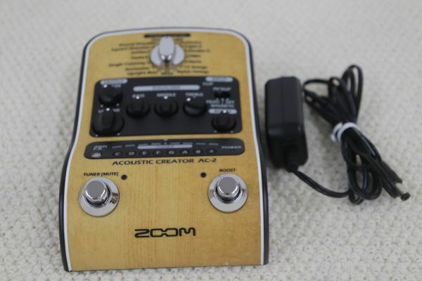 Zoom ズ－ム AC-2 Preamplifier アコースティックギタ－用プリアンプ (915109)