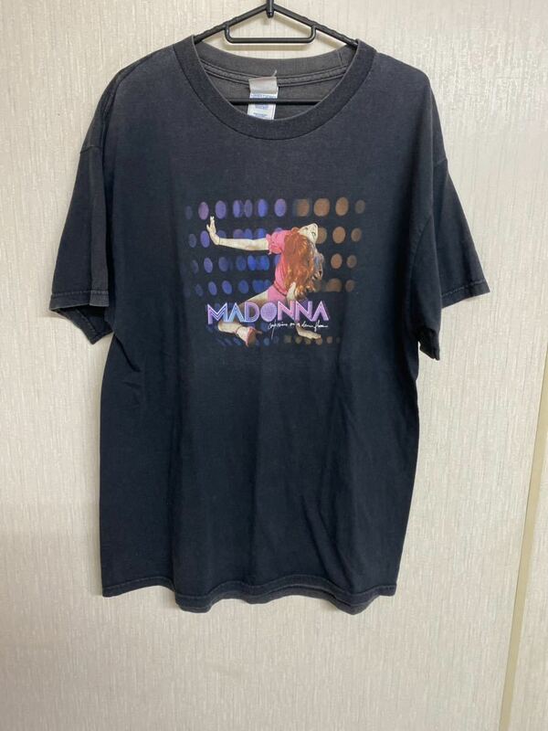 希少　マドンナ　Tシャツ　サイズL ヴィンテージ　MADONNA ツアーTシャツ　バンドTシャツ　コピーライト　ブラック