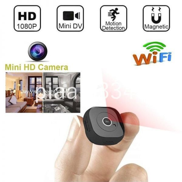 PI164:Wifi ミニカメラ HD1080P スポーツ アクションカメラ マイクロナイトビジョン モーショ