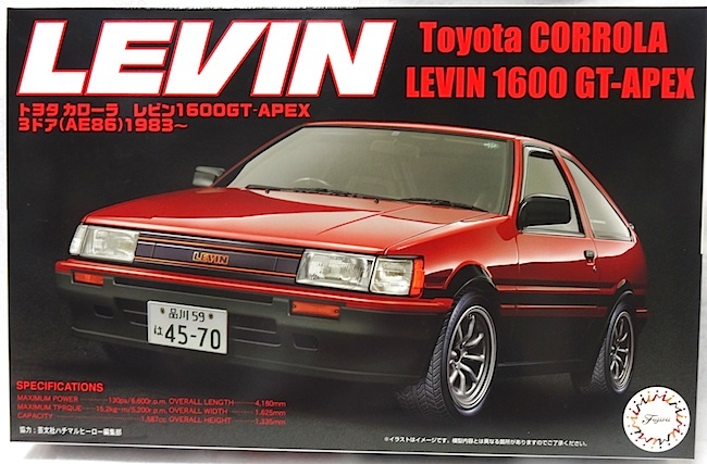 フジミ　ID-9　「1/24 トヨタカローラ レビン 1600GT APEX 3ドア (AE86)」新品