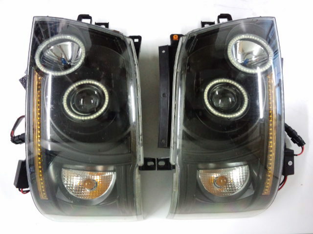 TOYOTA HIACE 200系トヨタハイエース社外ヘッドライトイカリング 左右 FUTURE CAR'S LIGHT FCL HID HEAD LIGHTS REGIUS ACEレジアスエース