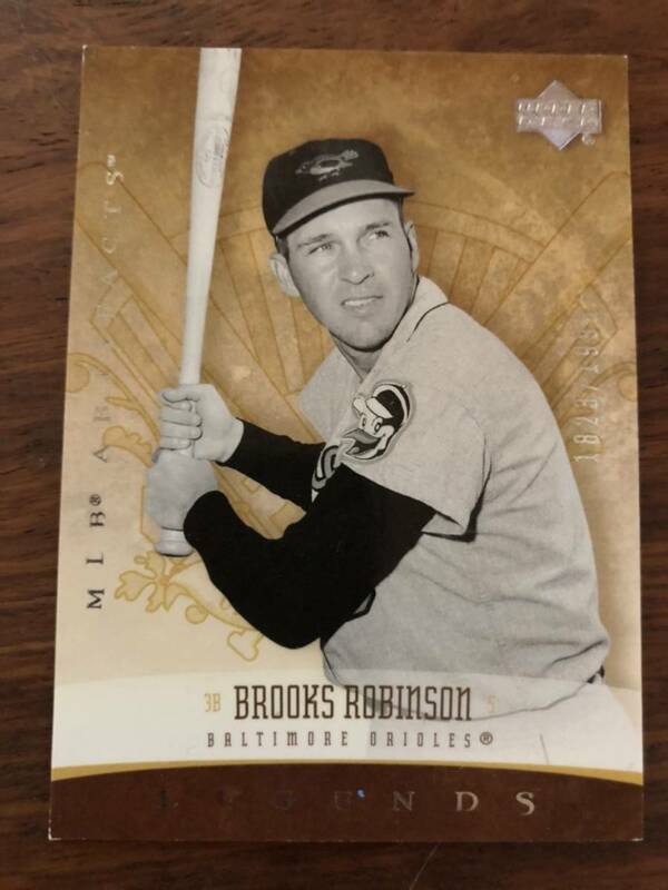 2005 Upper Deck MLB アーティファクト Legends Brooks Robinson Orioles 1823/1999