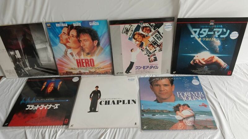 LD まとめ売り サンプル 見本盤 7本セット スターマン チャーリー ワン・モア・タイム HERO フラットライナーズ FOREVER・YOUNG widescreen