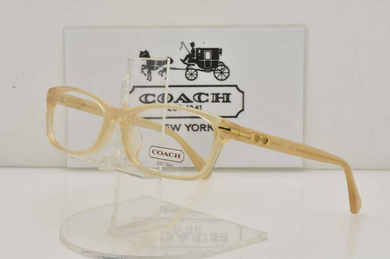 ★新品・正規輸入品！COACH コーチ HC6054F 5254 メガネフレーム ミルキーハニー★