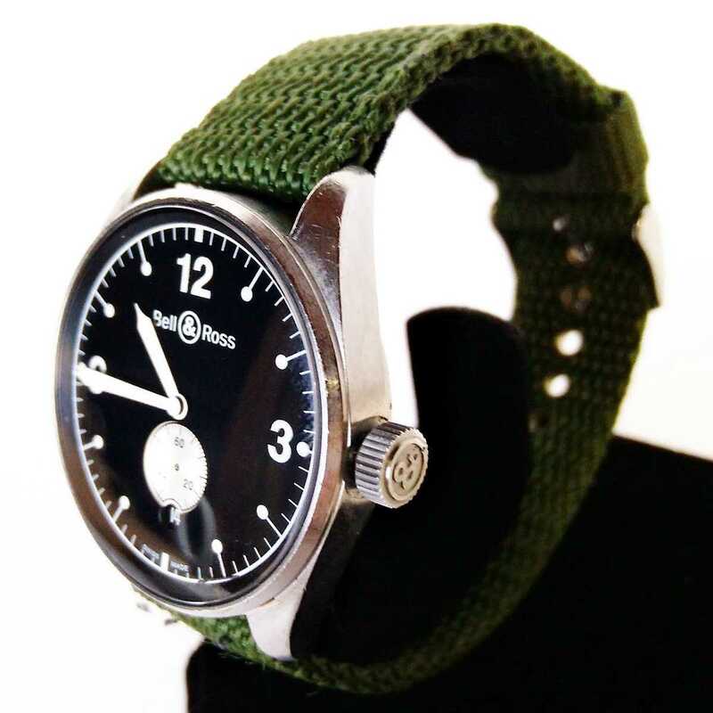 BELL&ROSS ベル&ロス 自動巻き式 automatic 機械式 メンズ腕時計 針外れ 訳あり k462