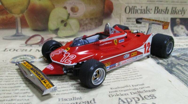 ★激レア絶版*EXOTO*1/18*1979 Ferrari 312T4 #12 1979 French GP*Gilles Villeneuve*フェラーリ