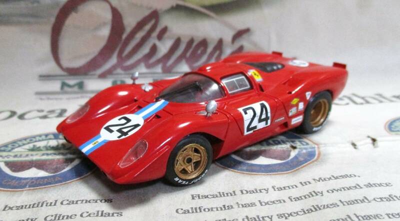 ★激レア*Tameo完成品*1/43*Ferrari 312 P Sport #24 NART 1970 Daytona 24h*フェラーリ≠BBR