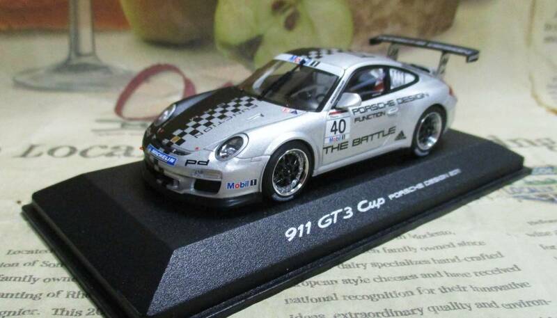 ★レア絶版*ディーラー限定☆Minichamps PMA*1/43*Porsche 911 GT3 #40 GT3 Cup 2011