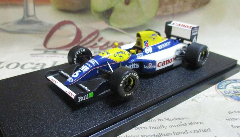 ★レア*Tameo完成品*1/43*Williams Renault FW14 #6 Camel 1991 Italian GP*Riccardo Patrese≠BBR