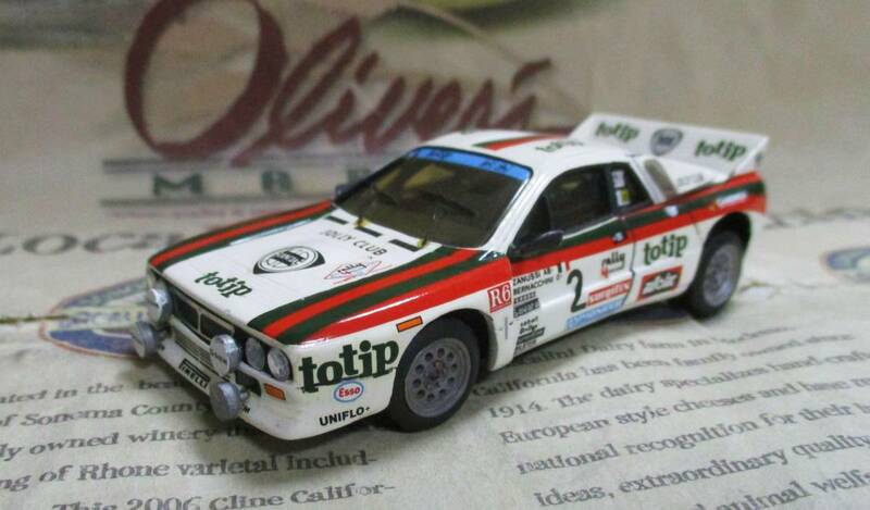 ★激レア絶版*Tameo完成品*1/43*Lancia Rally 037 #2 Totip 1982 Rally 4 Regioni≠BBR