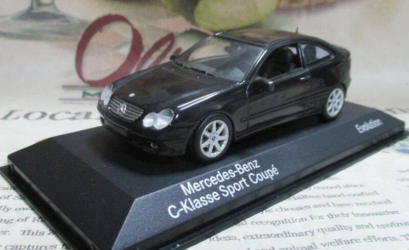 ★ディーラー限定*Minichamps PMA*1/43*Mercedes-Benz C-Klasse Sport Coupe ブラックメタリック