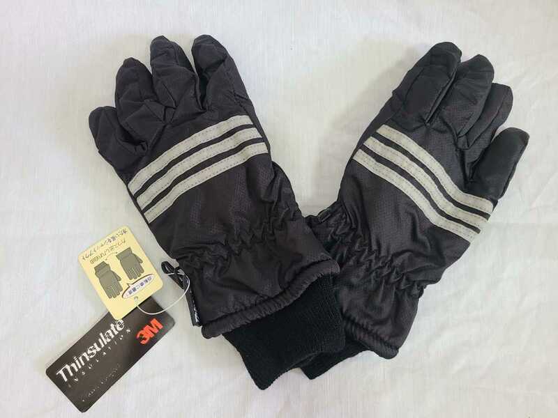 新品 Thinsulate 手袋 レディース 22cm 3M シンサレート 女性用 ブラック insulation classic comfort 40gram