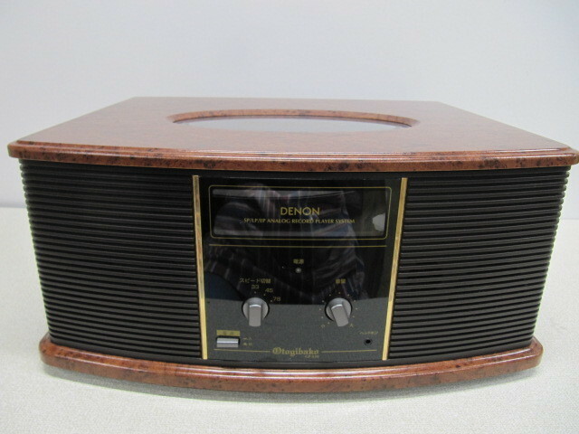 程度良 DENON デノン GP-S30 レコードプレーヤー 音聴箱 卓上型