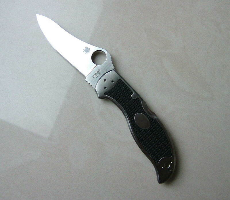 新品 希少 絶版 SPYDERCO スパイダルコ ストレッチ ラバーインレイ VG-10 ストレート SER G/サカイ フォールディングナイフ