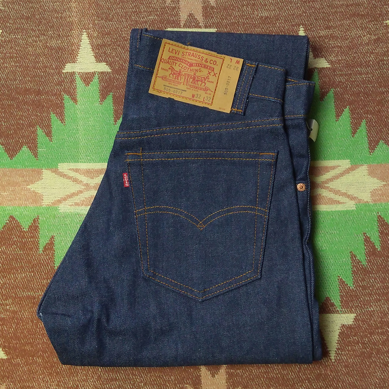 DEAD-STOCK 【Levi's】80s 505-0217 Denim Jeans / 80年代 リーバイス デニム ジーンズ 赤タブ アメリカ製 デッドストック ビンテージ 70s