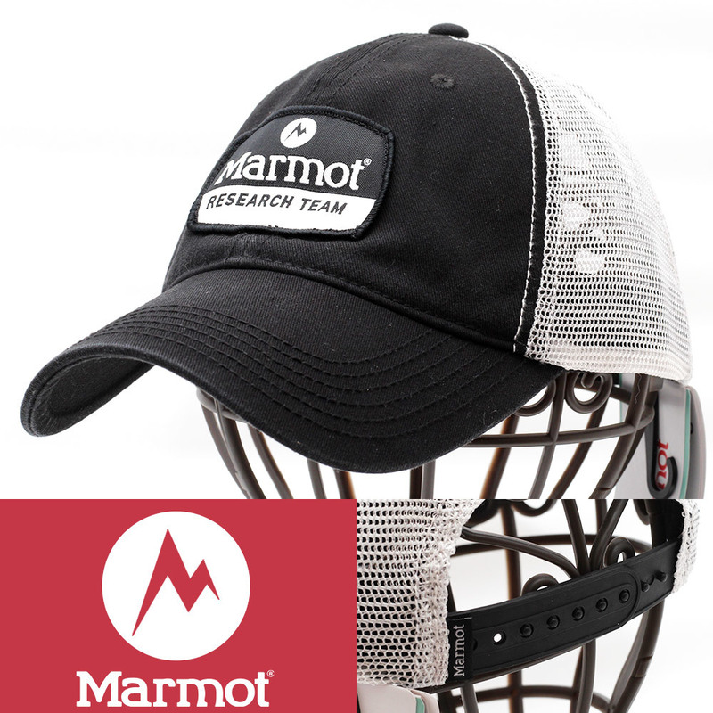 メッシュキャップ 帽子 メンズ マーモット Marmot Alpine Soft Mesh Trucker Hat ブラック/ホワイト AFS_889169617140 USA アウトドア